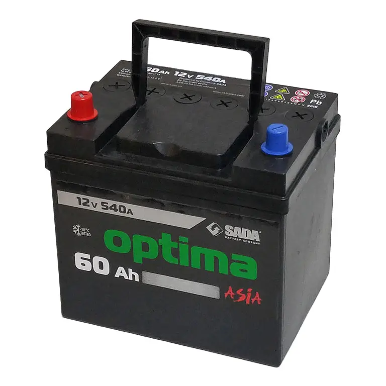 Автомобильный аккумулятор Optima Asia 6СТ-60 (+/-) 12В 60Ач 540А - фото 3