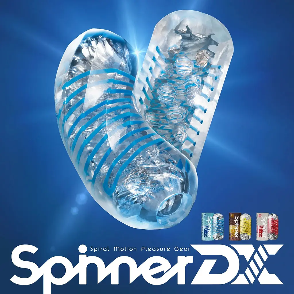 Мастурбатор Tenga Spinner DX 03 Steps, з пружною стимулювальною спіраллю всередині, потужний вплив - фото 6