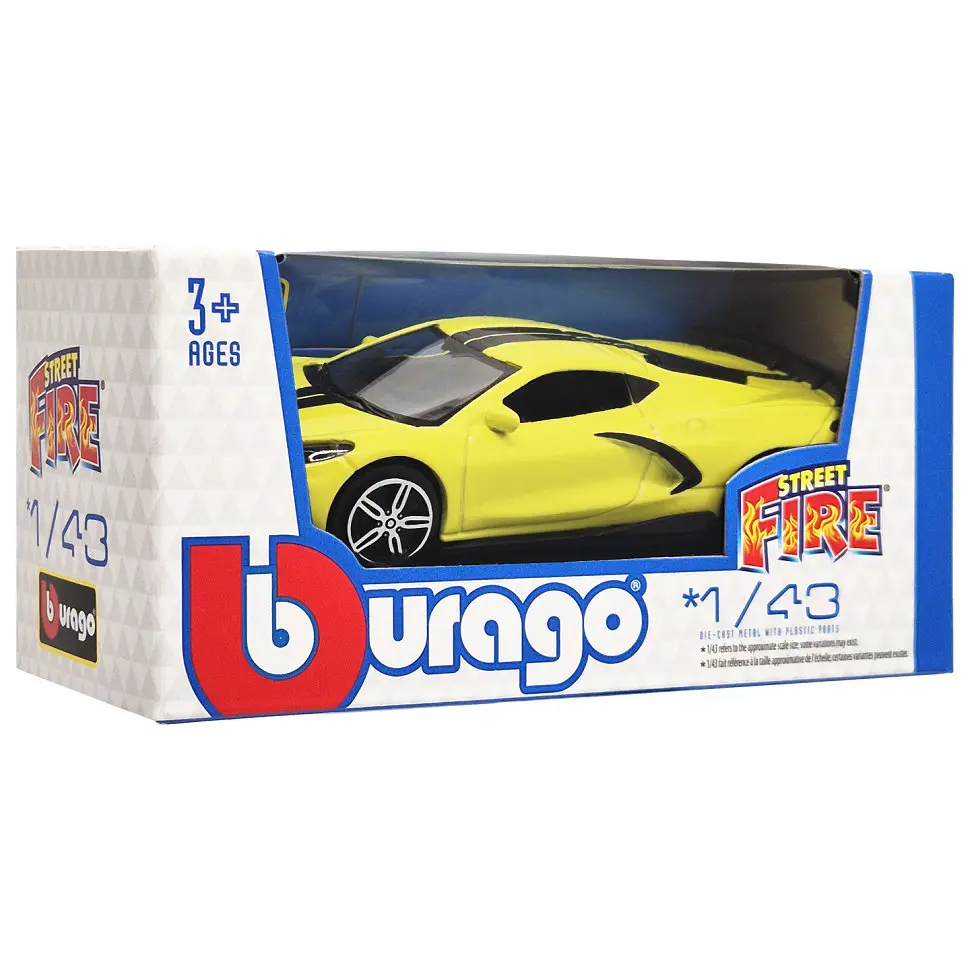 Колекційна автомодель Chevrolet CorvetteStingray Couple 2020 18-30010B-10 масштаб 1:43 - фото 2