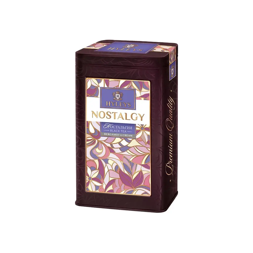 Чай Hyleys Nostalgy Tea moments Green tea Bergamot&Cream 80 г