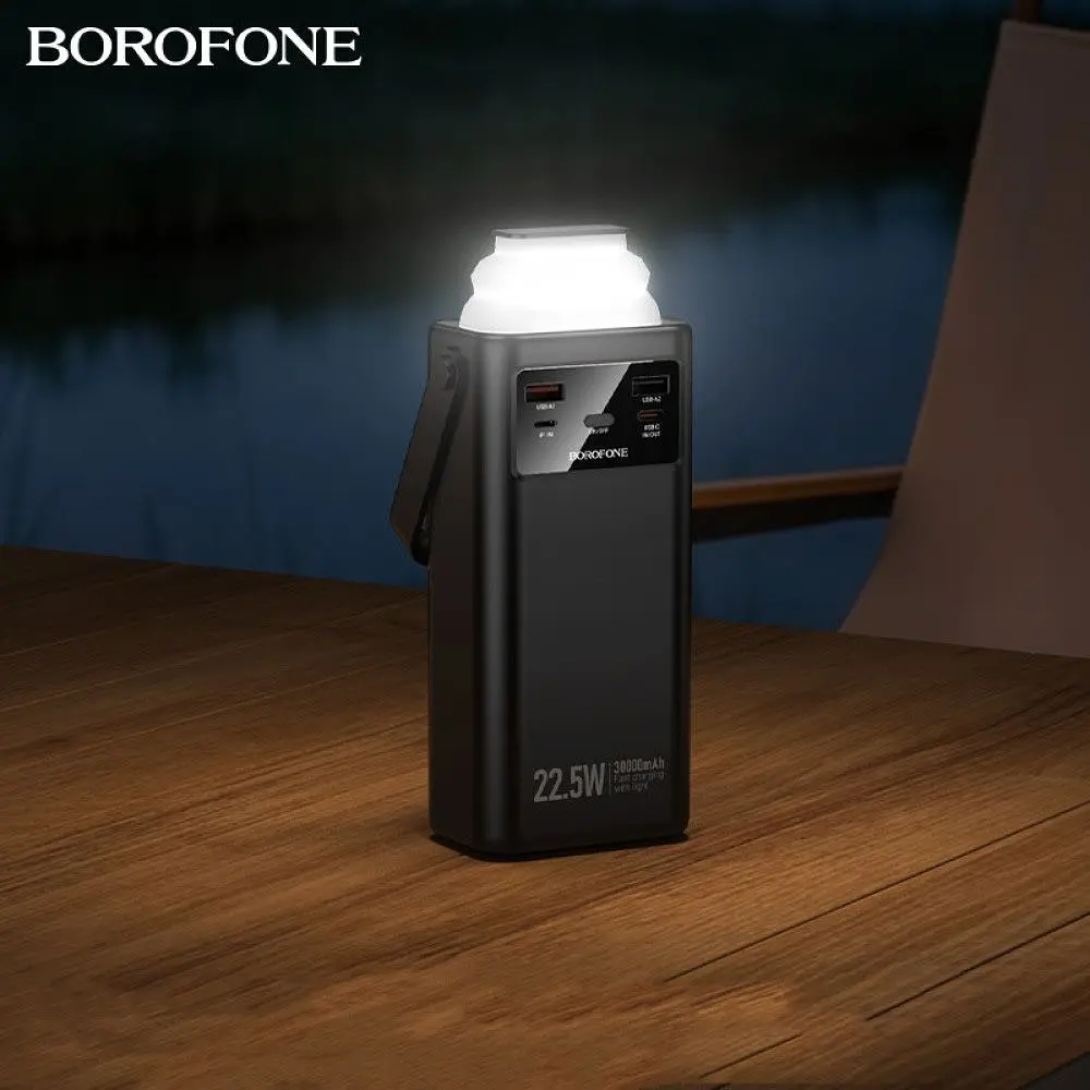 Зовнішній акумулятор Borofone BJ65 30000mAh 22.5W Black [161204] - фото 7