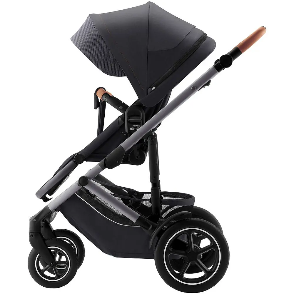 Прогулянкова коляска Britax-Romer Smile 5Z Fossil Grey, темно-сіра (2000037978) - фото 3