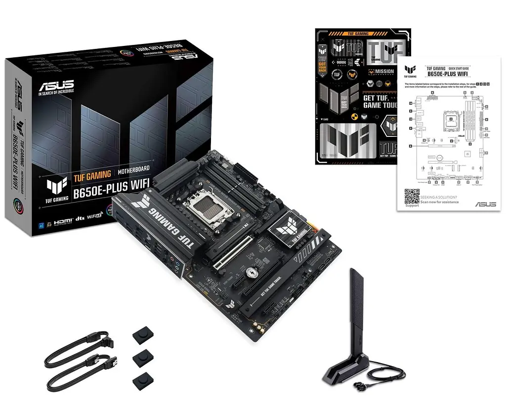 Материнська плата ASUS TUF GAMING B650E-PLUS WIFI (TUF GAMING B650E-PLUS WIFI) (Socket AM5, AMD B650, ATX) - фото 7
