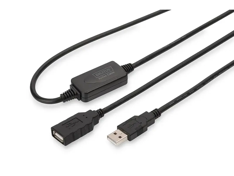Кабель Digitus DA-73100-1 USB 2.0 активний подовжувач