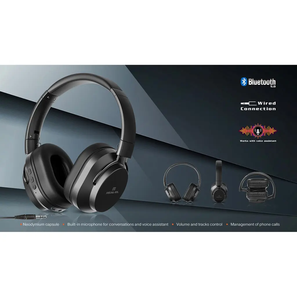 Навушники REAL-EL GD-860 Black - фото 9