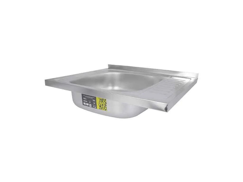 Мийка накладна Brinex 600х500х160мм 1 6050-L, Satin 0,6мм BRIN6050LSAT06 - фото 4