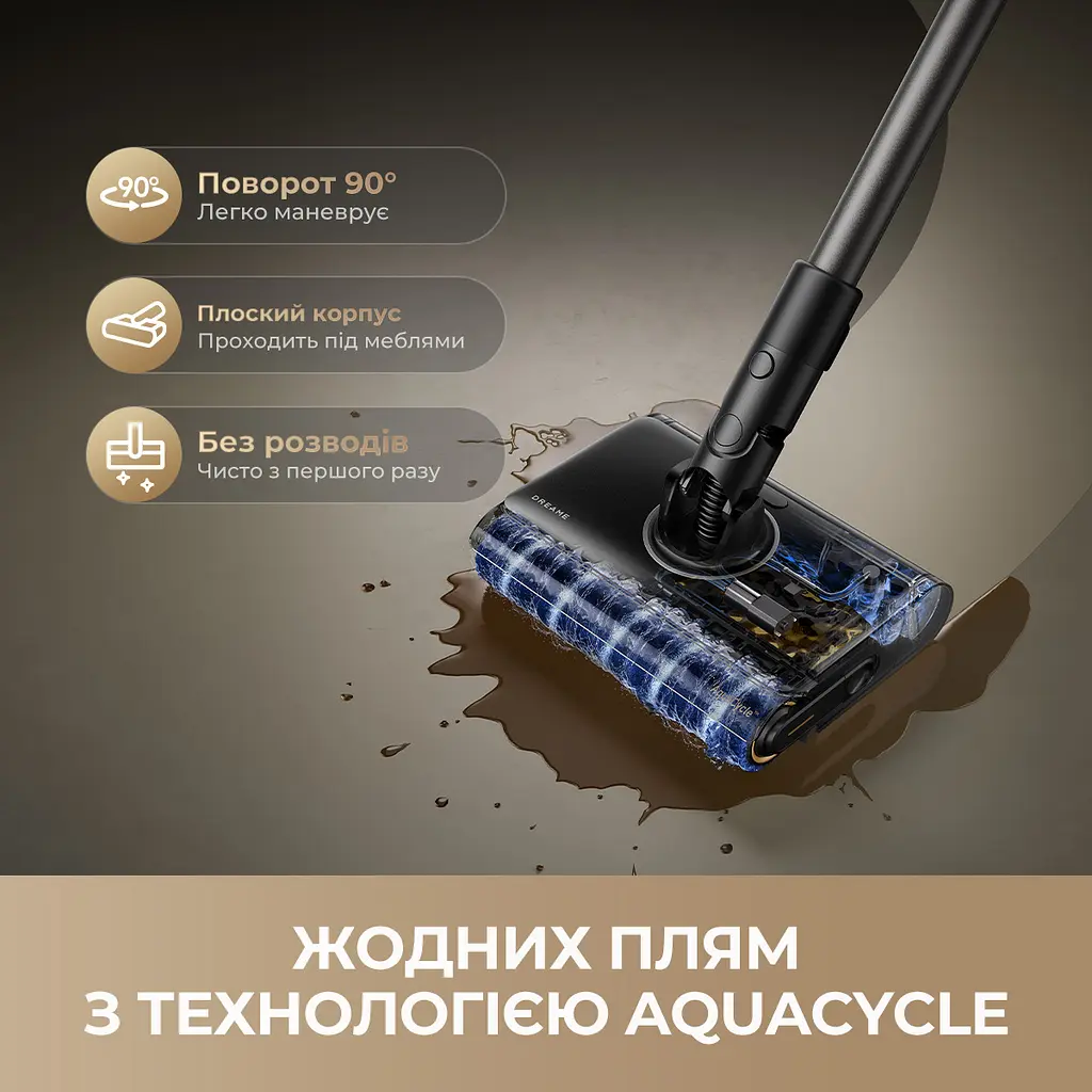 Беспроводной пылесос Dreame R20 Ultra AquaCycle - фото 2
