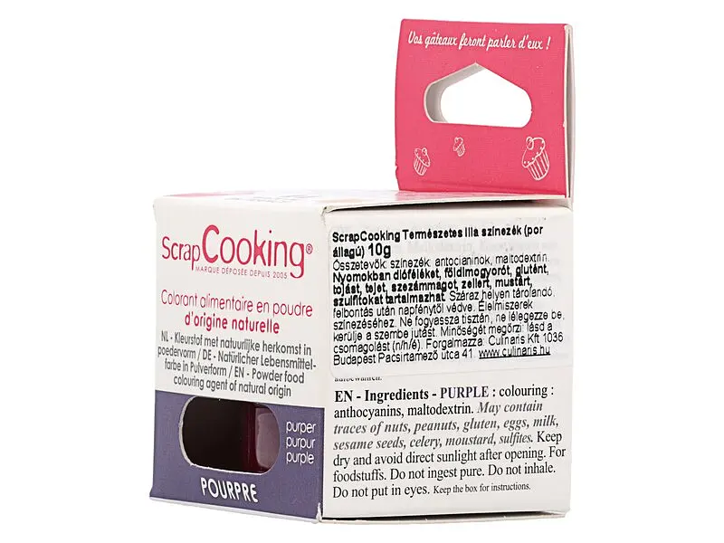 Пищевой краситель ScrapCooking натуральный фиолетовый 10 г - фото 3