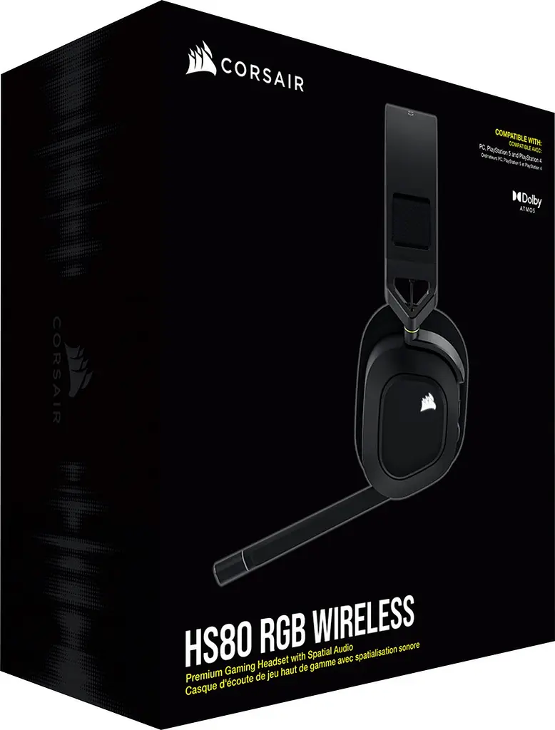 Навушники з мікрофоном Corsair HS80 RGB Wireless (CA-9011235) - фото 8