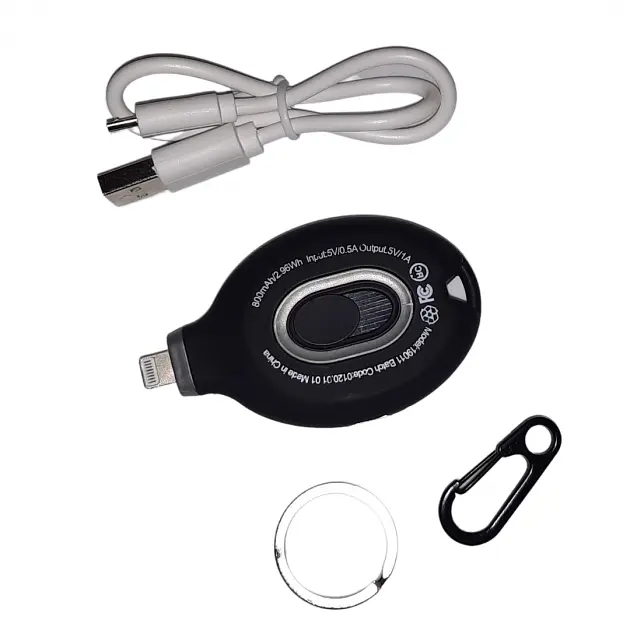 Powerbank – брелок для ключів Power Pod Emergency Charge 800 mAh Роз'єм Micro USB - фото 6