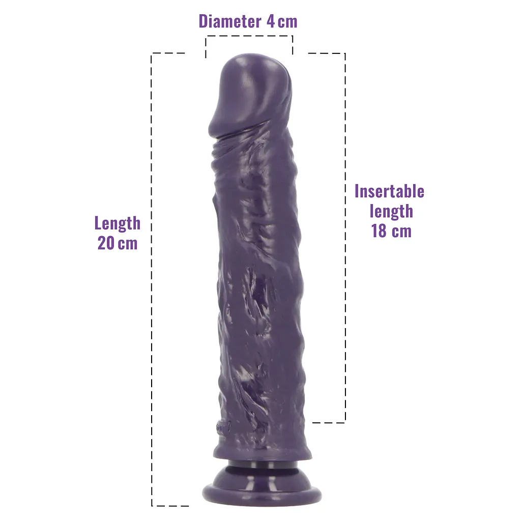 Фаллоимитатор с ароматом ежевики Toyz4lovers Delicious Dildo Berries, 20 см - фото 4