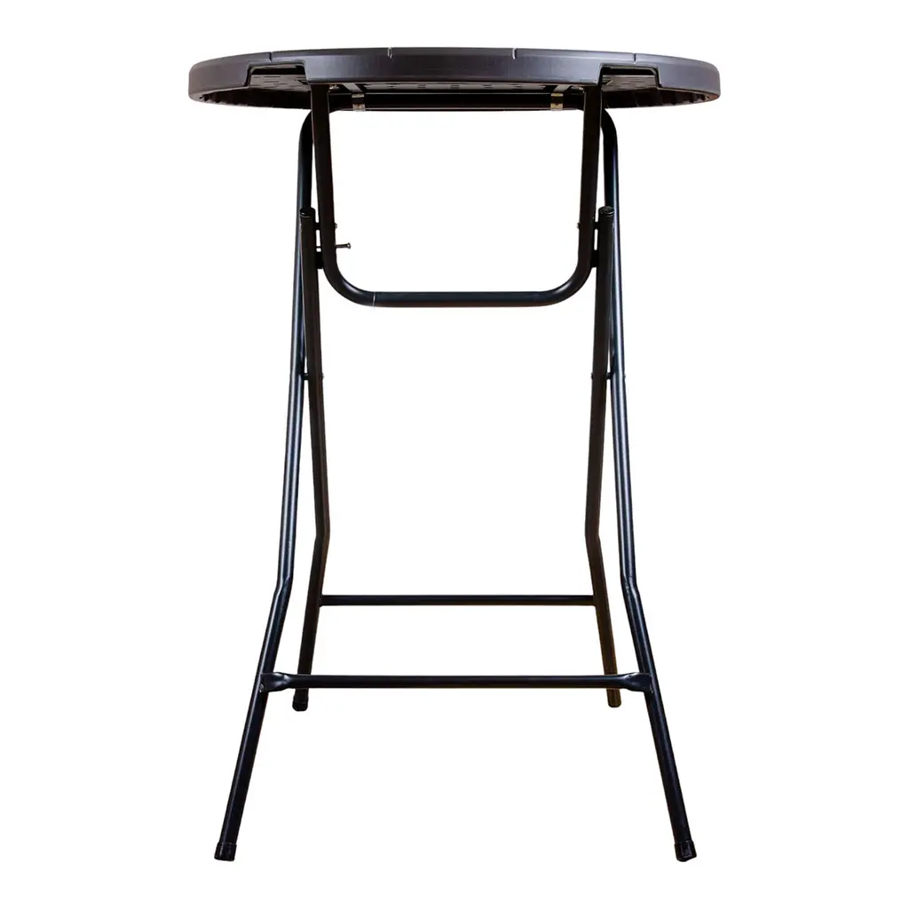 Стол складной Time Eco круглый ТЕ-1848 диаметр 0.8 м графит (4820211101640) - фото 3