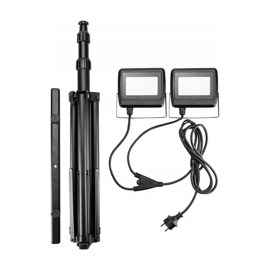 Прожектор Neo Tools алюміній, 220 В, 2х30Вт, 5400 люмен, SMD LED, кабель 3 м з в (99-061) - фото 2
