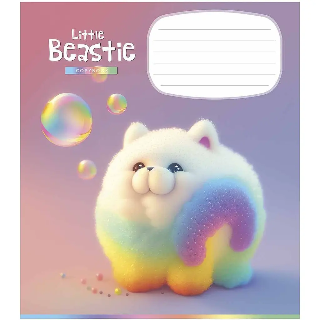 Зошит учнівський Школярик Little beasties, у клітинку, 12 аркушів, ВД-лак, 30 шт. (012-3248K) - фото 5