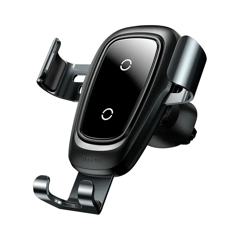 Автодержатель с беспроводной зарядкой Baseus Metal Wireless Charger Gravity Car Mount Tarnish (WXYL-B0A) [64547] - фото 3