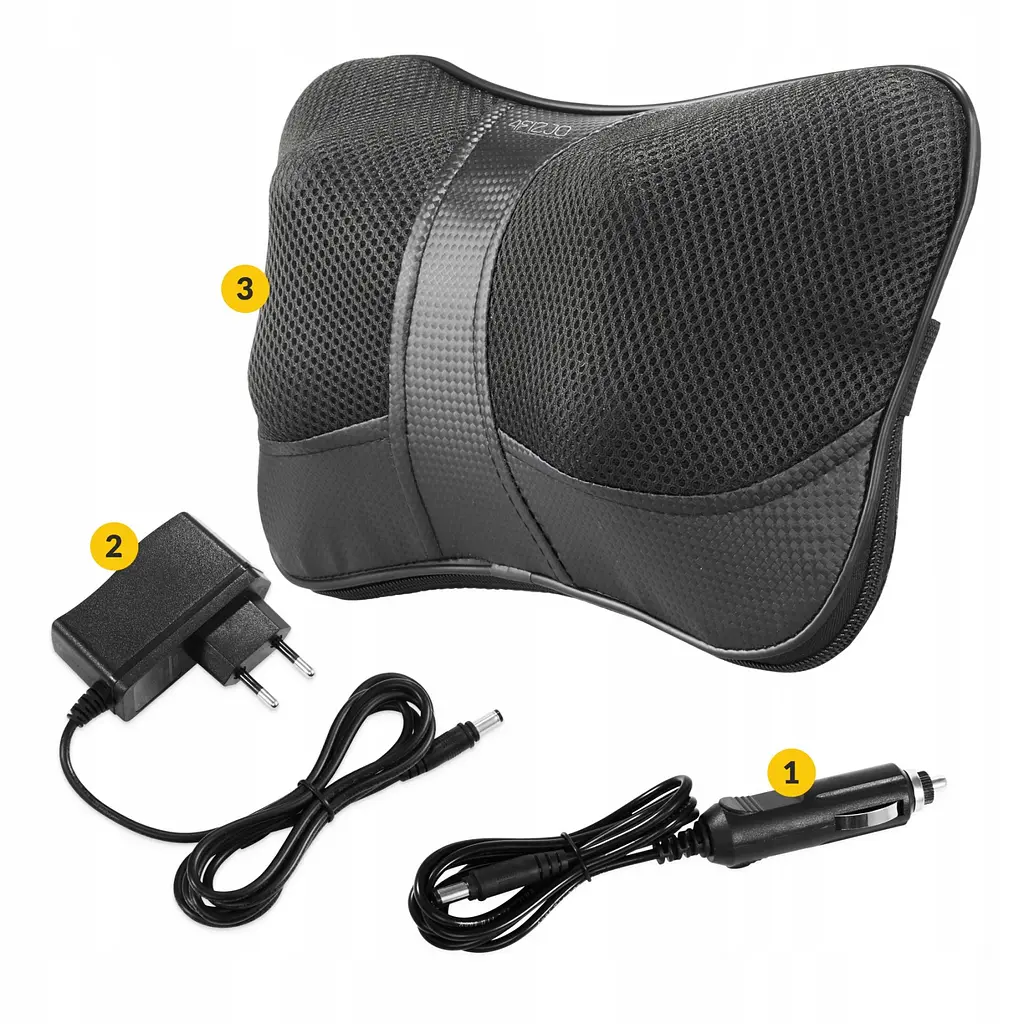 Подушка-масажер 4FIZJO Shiatsu Ultra+ 4FJ0560 Black (P-5907739319173) - фото 4