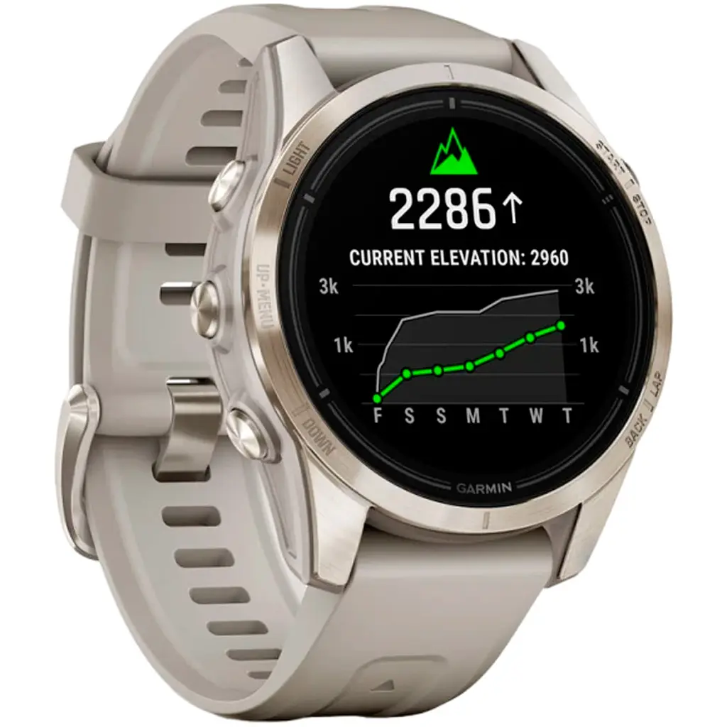 Смарт-часы Garmin Epix Pro [Gen 2] Sapphire Edition 42mm Soft Gold with Light Sand Band [010-02802-10] [86536] - фото 7