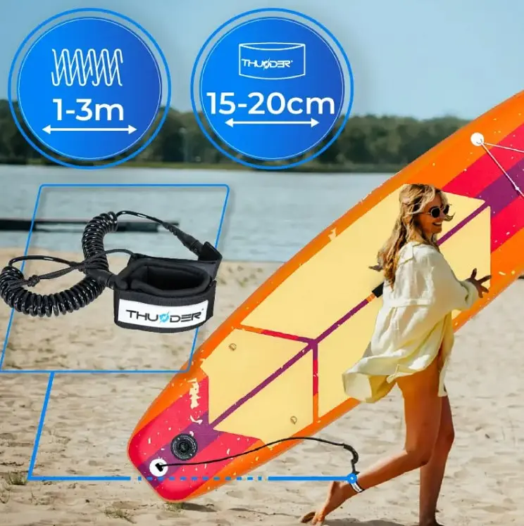 Надувна дошка SUP THUNDER RETRO 320 см з веслом - фото 8