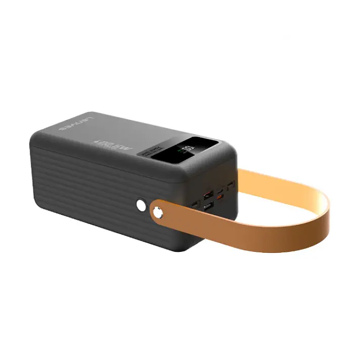 Зовнішній акумулятор Power Bank LENYES PX691D, 60000 мА·год, швидка зарядка PD 22.5W, чорний - фото 3