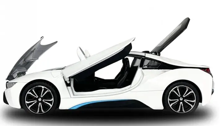 Машинка Rastar BMW I8 1:24 метал білий 56500 - фото 4