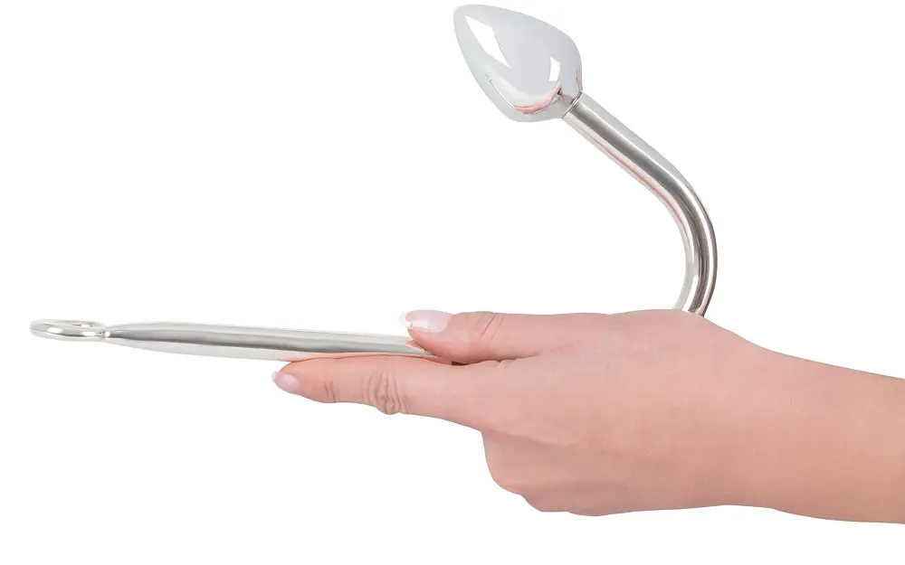 Анальний крюк You2Toys Bondage Hook 24 см (сріблястий) - фото 4