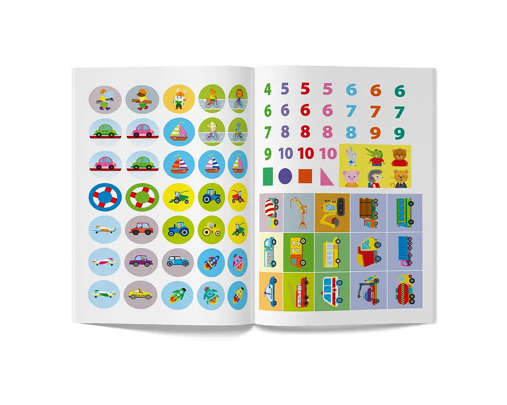 Книга Кристал Бук Activity book Кумедний транспорт з наліпками (F00029941) - фото 6