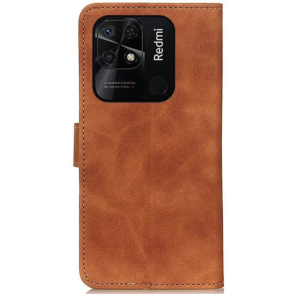 Чохол-книжка Classy Leather Case для Xiaomi Redmi 10C [Brown] [71908] - фото 5
