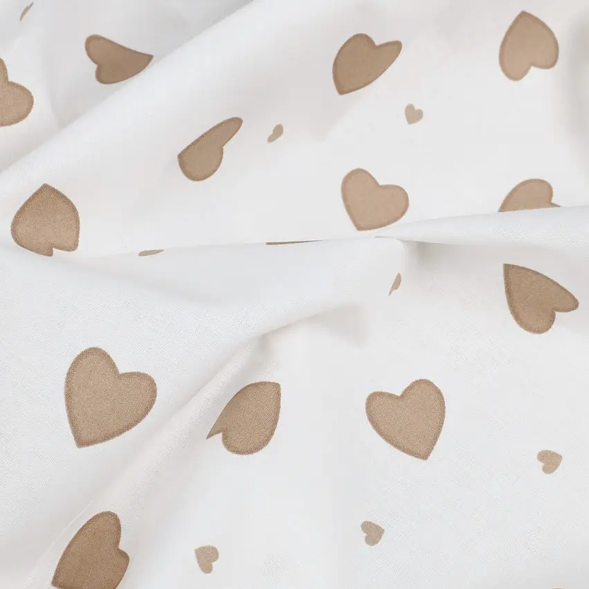 Простирадло Cosas Beige Hearts 240х260 см (BeigeHearts_260s) - фото 4