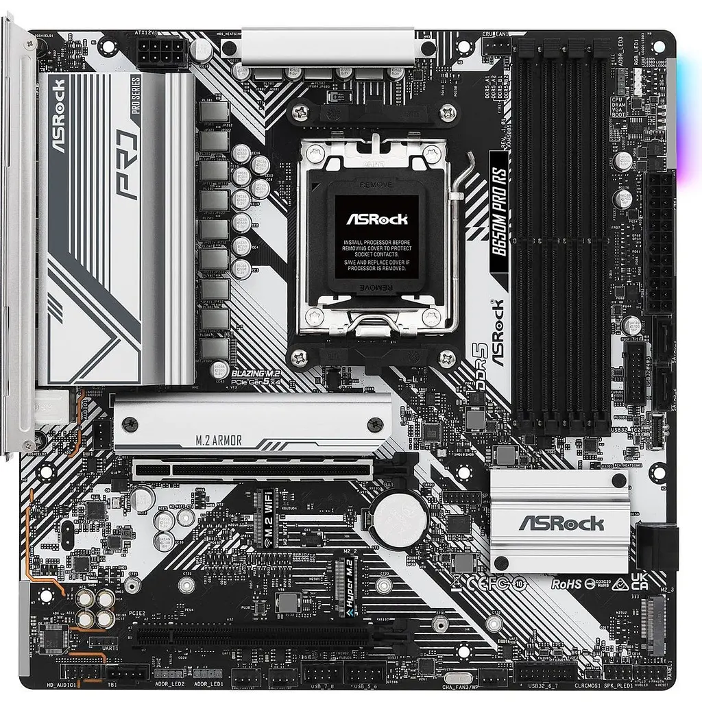 Материнська плата ASRock B650M Pro RS [136437] - фото 2