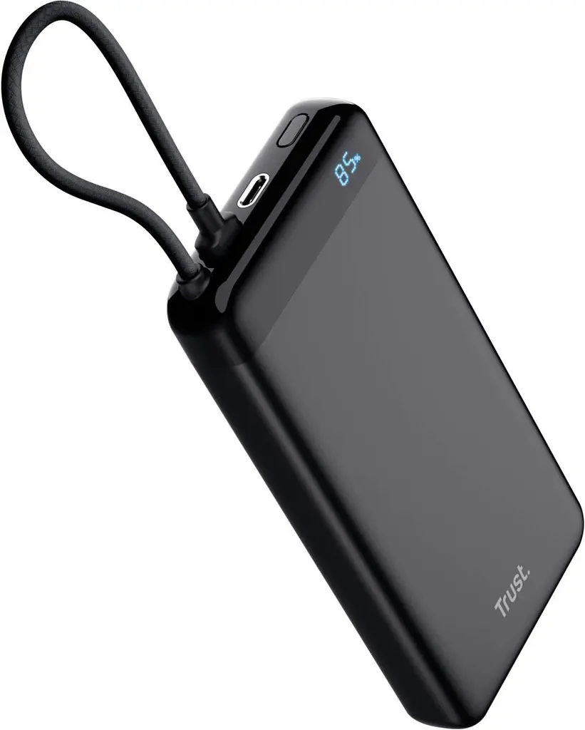 Павербанк Trust Black 20 000 mAh / 15 Вт (25881_TRUST) - фото 2