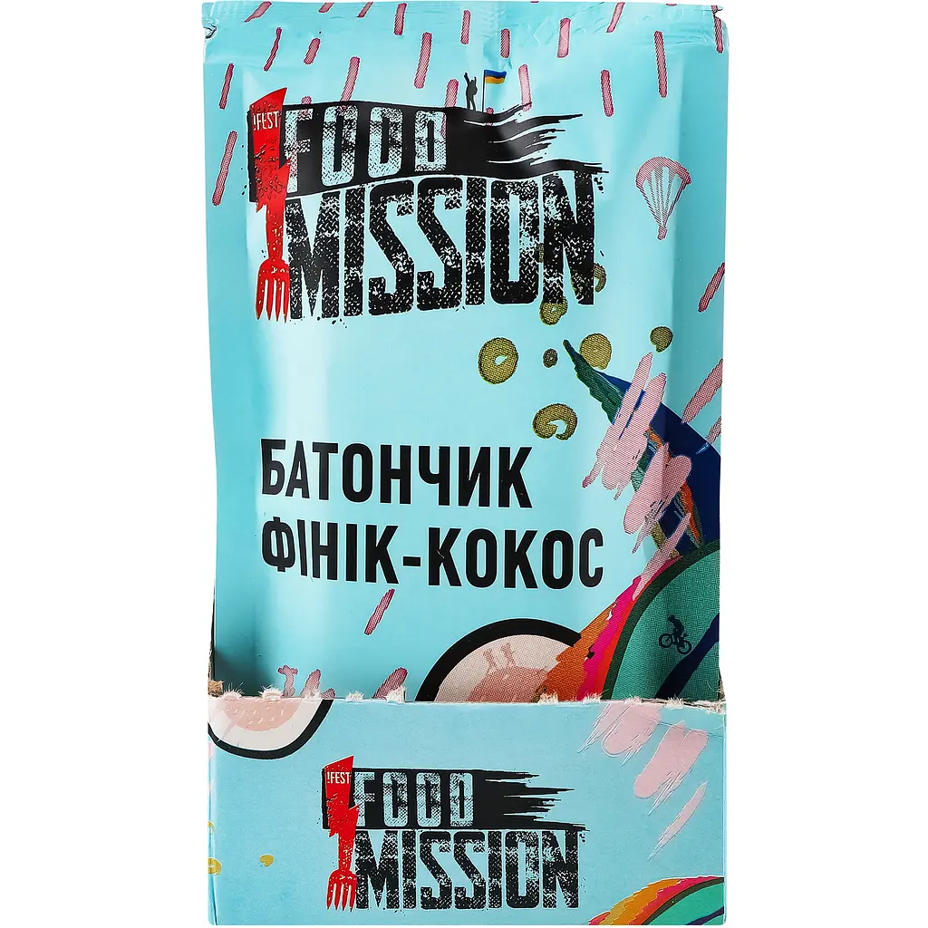 Батончик Food Mission кокосовий 40 г - фото 3