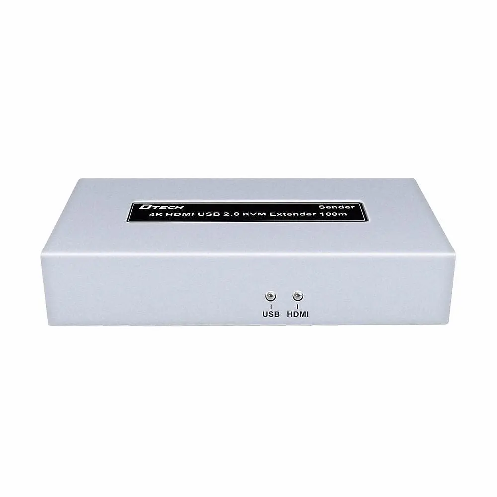 Подовжувач 4K HDMI і USB 2.0 KVM 100m Dtech DT-7051 (74-00124) - фото 5