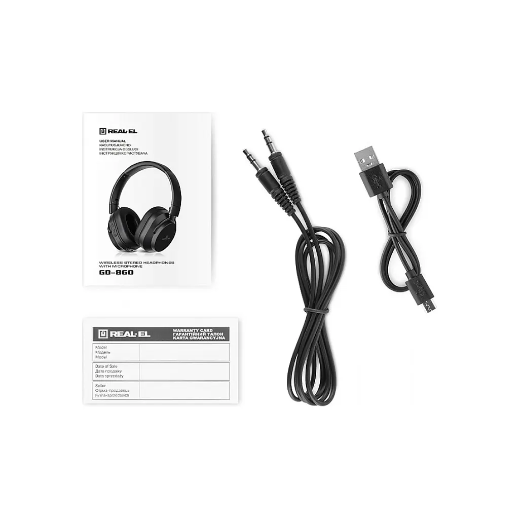 Навушники REAL-EL GD-860 Black - фото 8