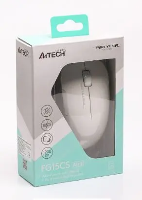 Миша A4Tech Fstyler FG15CS Air2 (White) - фото 2