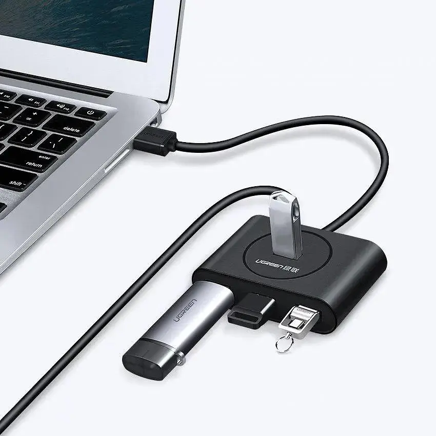 USB-Хаб Ugreen USB 3.0 Hub 0.5m (Black) (UGR-20290) - фото 5