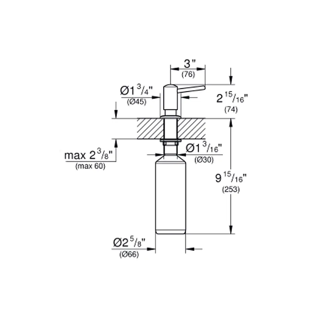 Дозатор миючого засобу Grohe Contemporary 40536000, Хром - фото 3