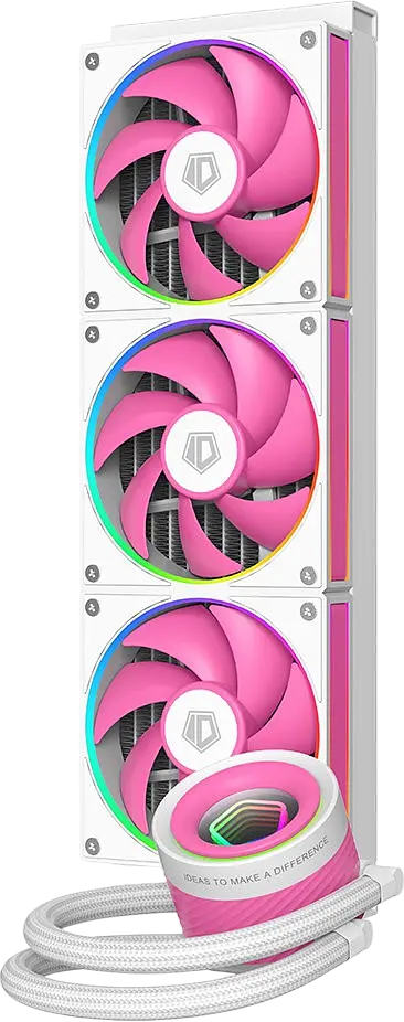 Водяне охолодження ID-Cooling FX360 INF ARGB Pink - фото 2