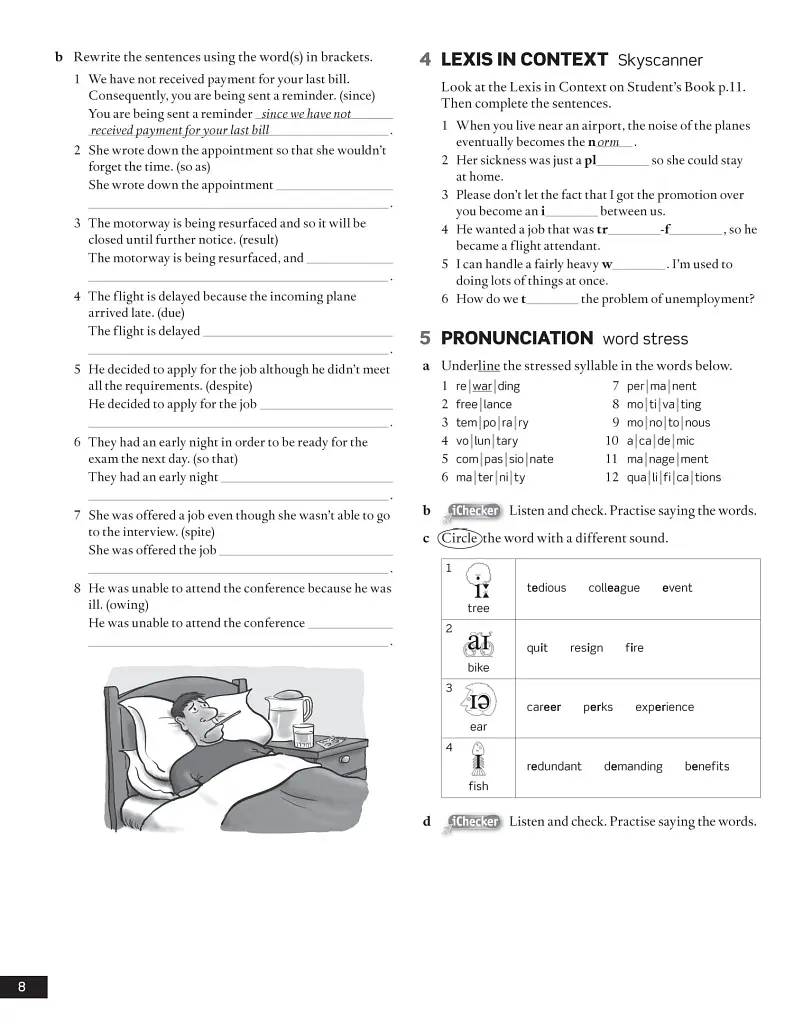 English File (4th Edition). Advanced Workbook with key - фото 8