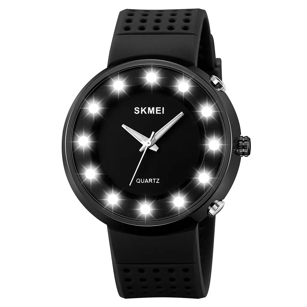Чоловічий наручний годинник 2132BK Black Skmei acs0030246 - фото 2