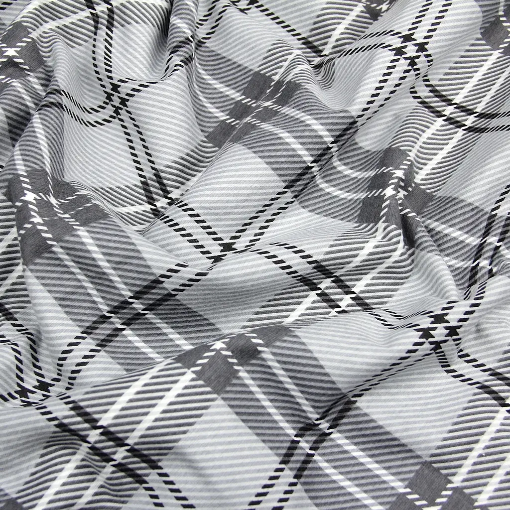 Простирадло на резинці фланель 200х220 BASALT TARTAN COSAS (4822052500118) - фото 6