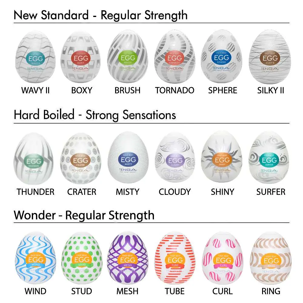 Мастурбатор-яйце Tenga Standard Egg Silky II - фото 3