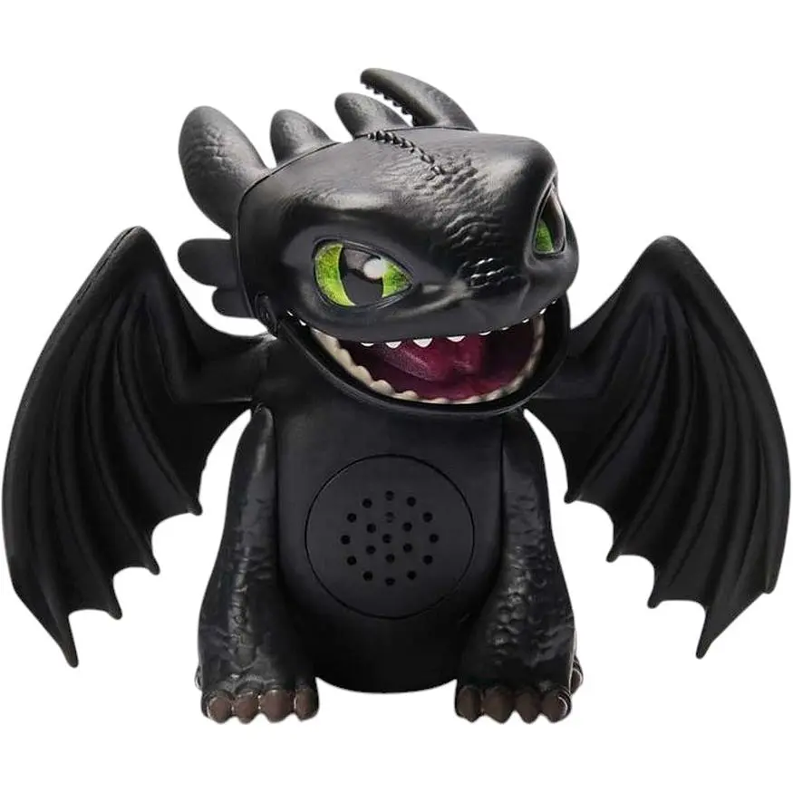 Интерактивный дракон Dragons Как приручить дракона Беззубик 10 см черный (SM66676/6074239) - фото 2