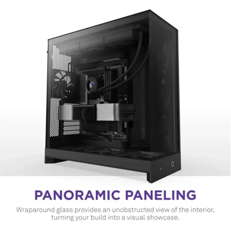 Корпус для ПК NZXT H9 Flow Dual-Chamber All Black (CM-H92FB-01) - фото 7