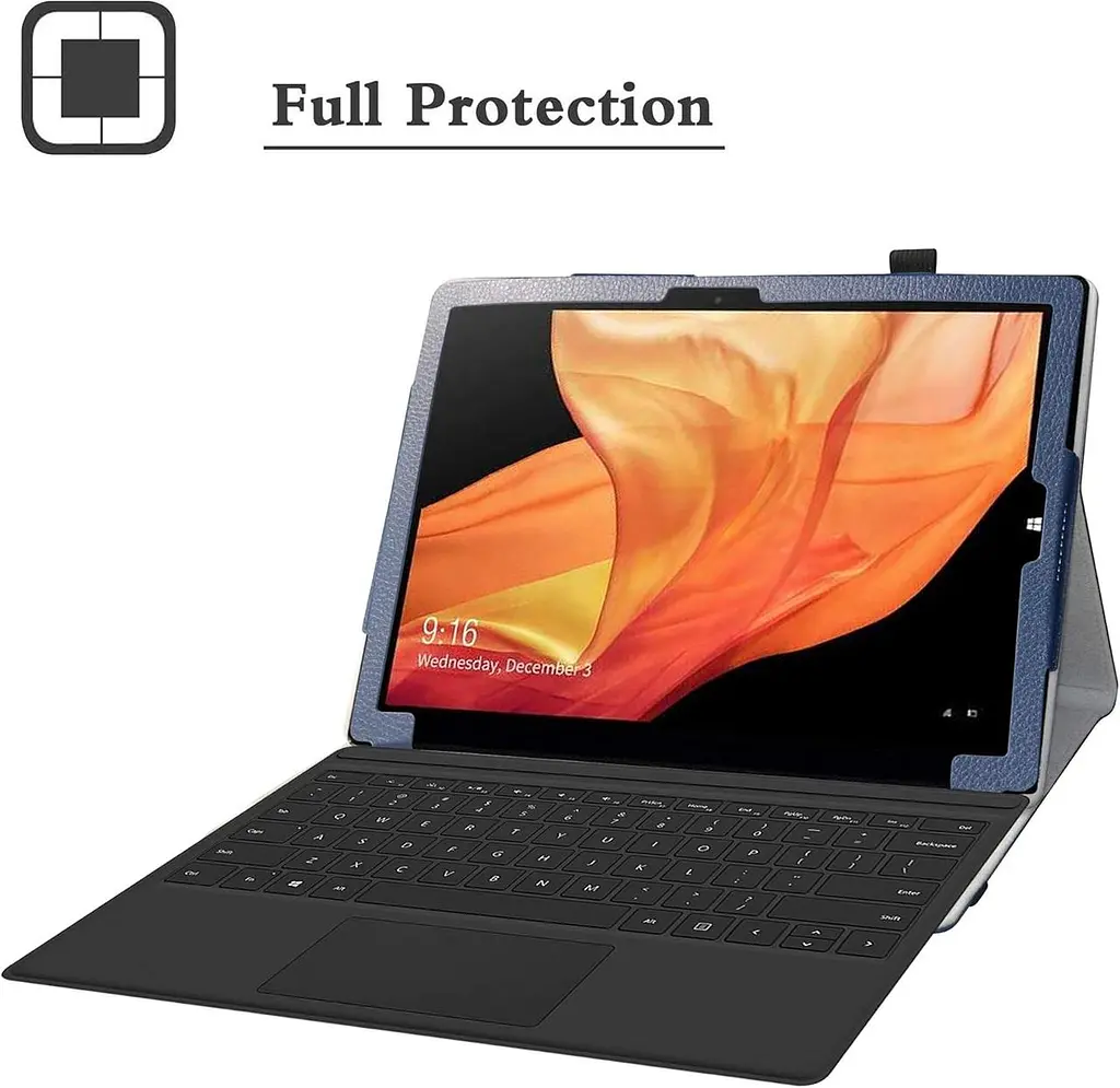 Чохол LiuShan, сумісний з CHUWI Ubook Pro, тонкий складний чохол-підставка зі штучної шкіри для планшета CHUWI Ubook Pro 12,3 дюйм - фото 2
