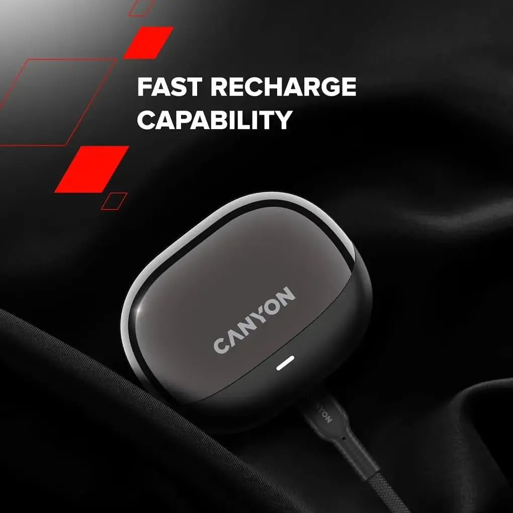 Навушники Canyon TWS OWS Ear Clips OnFlow 14 Black (CNS-TWS14B) - фото 10