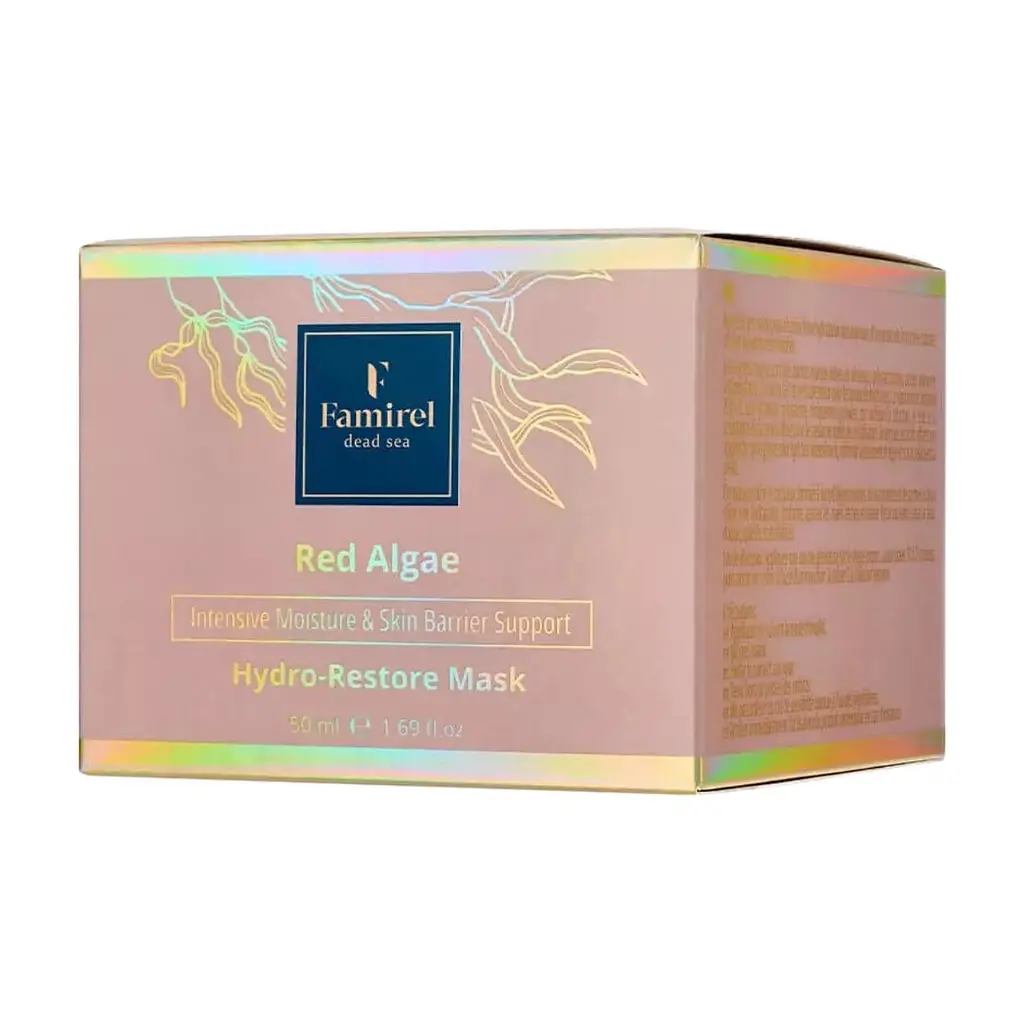 Маска для обличчя Famirel Red Algae Hydro-Restore Mask Відновлювальна з екстрактом червоних водоростей 50 мл (7290114087261) - фото 3
