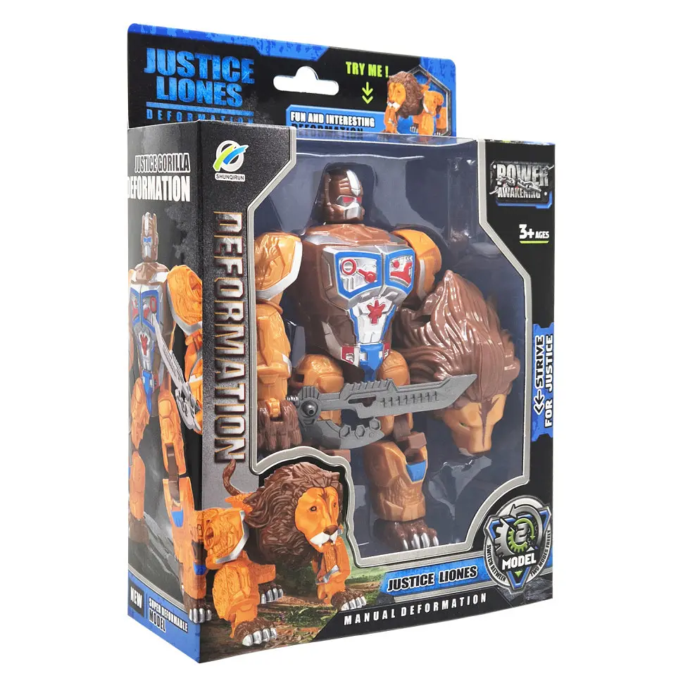 Дитячий робот-трансформер Justice Lioness 168-82(Orange) робот-лев