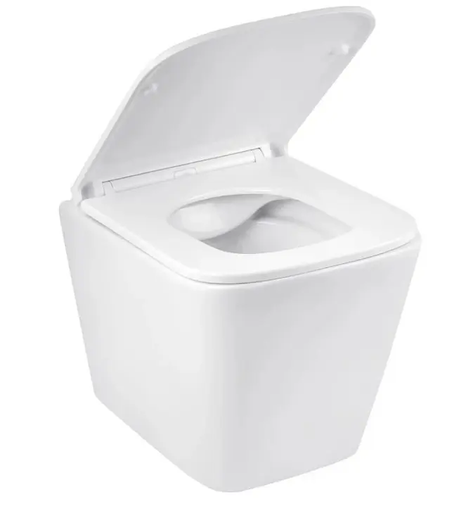Унітаз підвісний безобідковий Kroner Eifel WHI493436 RIMLESS з сидінням Slim Duroplast / Soft-close / Quick relase (KE493436WHIR) (CV029611) - фото 3
