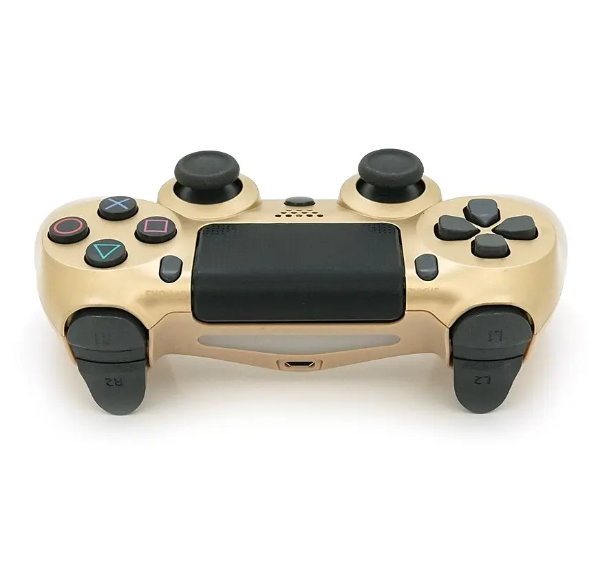 Геймпад джойстик DoubleShock Wireless PS4 Double Motor Vibration DUALSHOCK 4 Light-Gold - фото 2