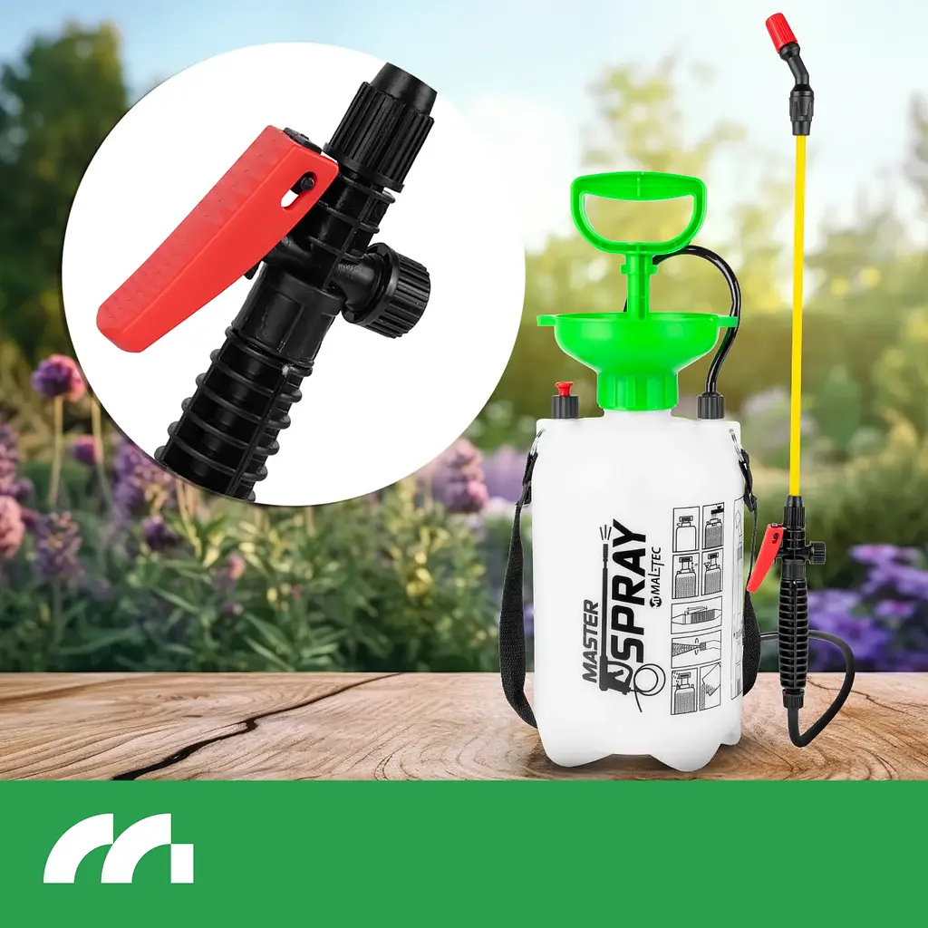 Ручний помповий обприскувач MalTec MasterSpray 5L 111437, 5 л - фото 3